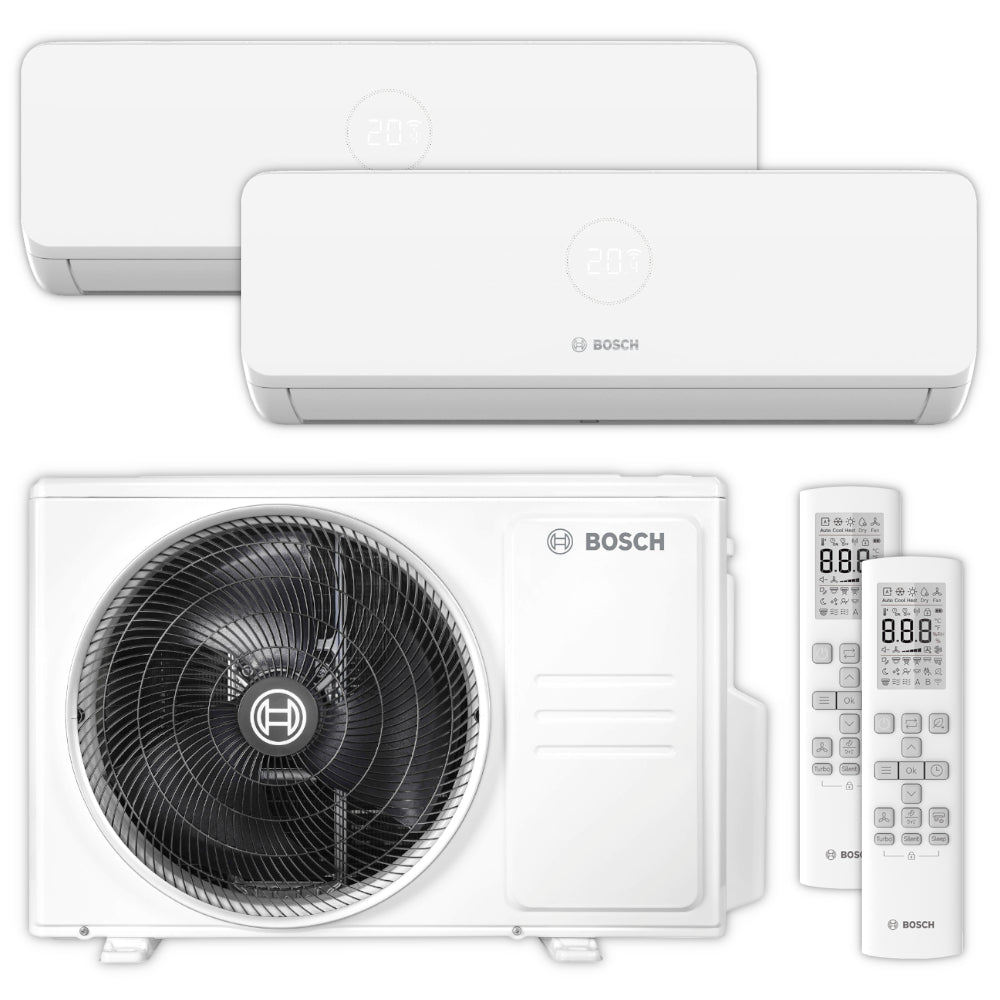 BOSCH Multisplit Klimaanlage Set | Climate 5000 M | 2,0 kW + 2,0 kW
