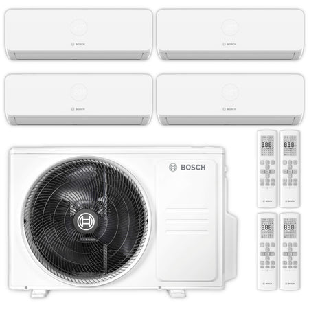 BOSCH Multisplit Klimaanlage Set | Climate 5000 M | 2x2,0 kW + 2x2,6 kW
